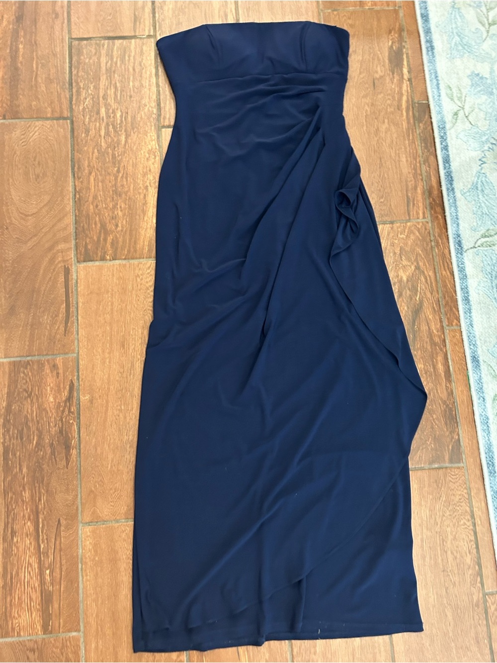 Scarlett Nite size 10 stretchy navy black tie dress